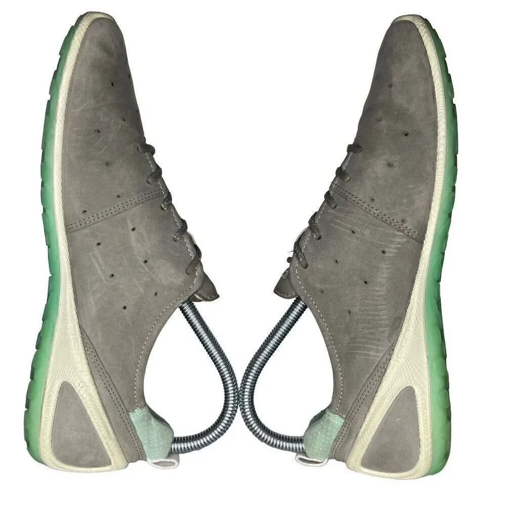 ECCO Shoes Biom Lite Tarmac Women’s Golf Sneakers Brown Green Suede Size 8